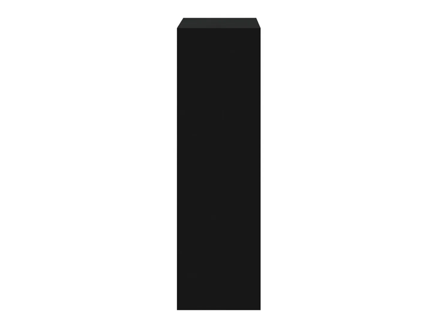 Mueble zapatero madera contrachapada negro 63x24x81 cm ES642456