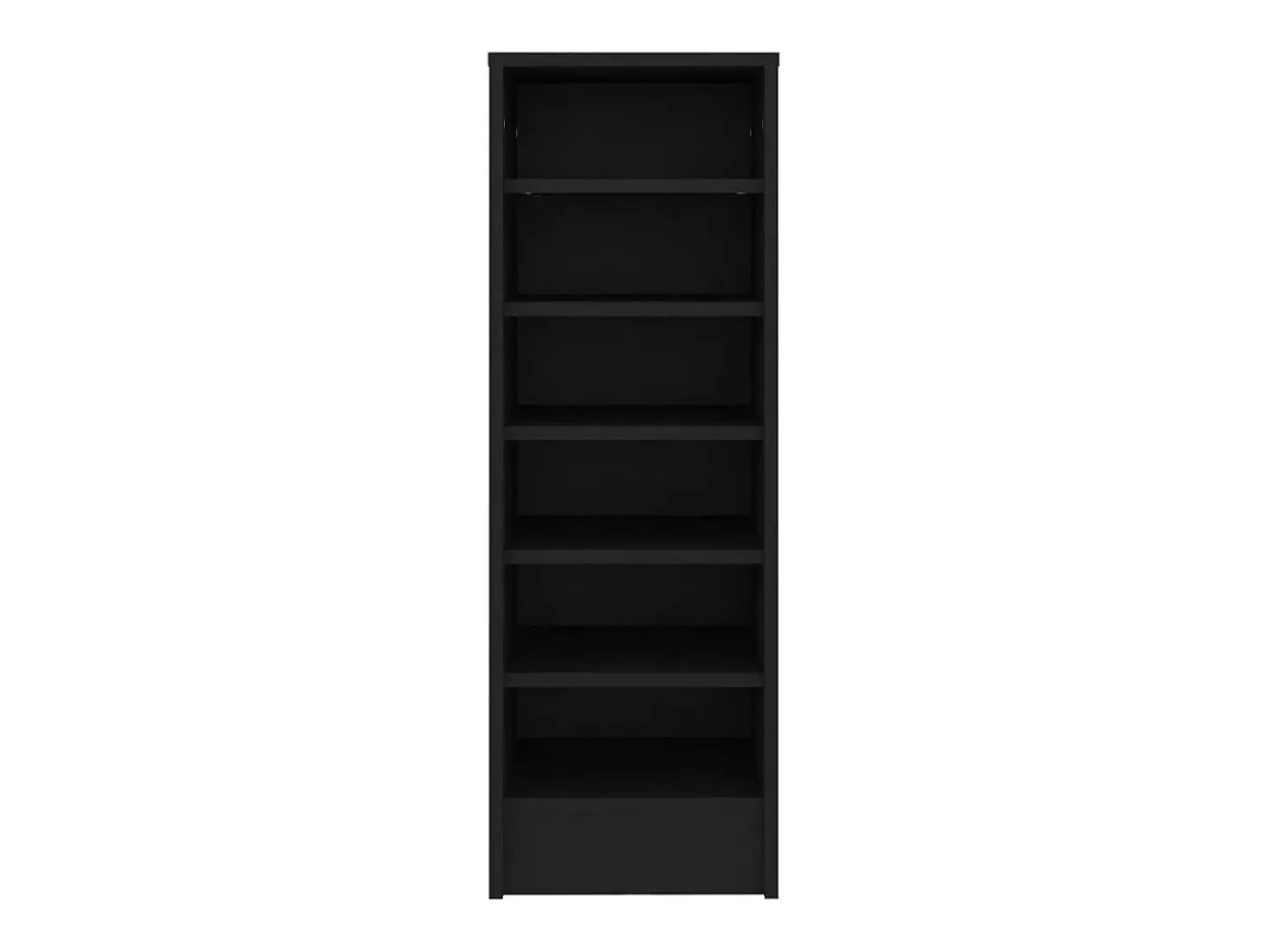 Mueble zapatero madera contrachapada negro 31,5x35x90 cm ES581380