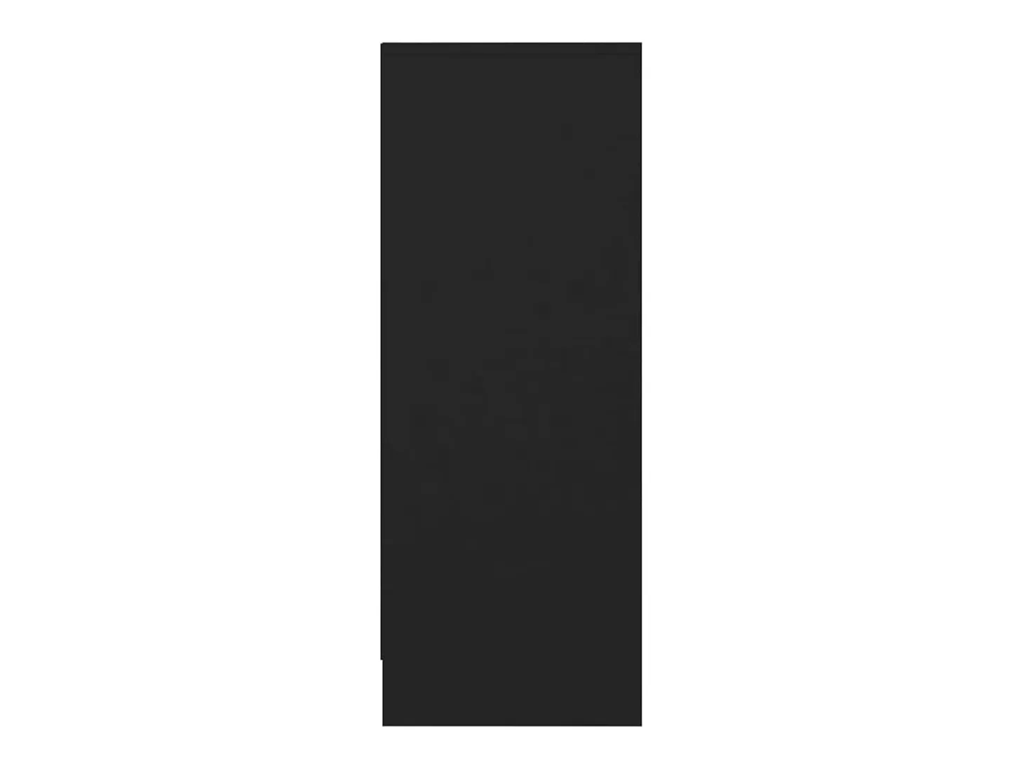 Mueble zapatero madera contrachapada negro 31,5x35x90 cm ES581380