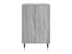 Mueble zapatero madera contrachapada gris Sonoma 102x36x60 cm ES944417
