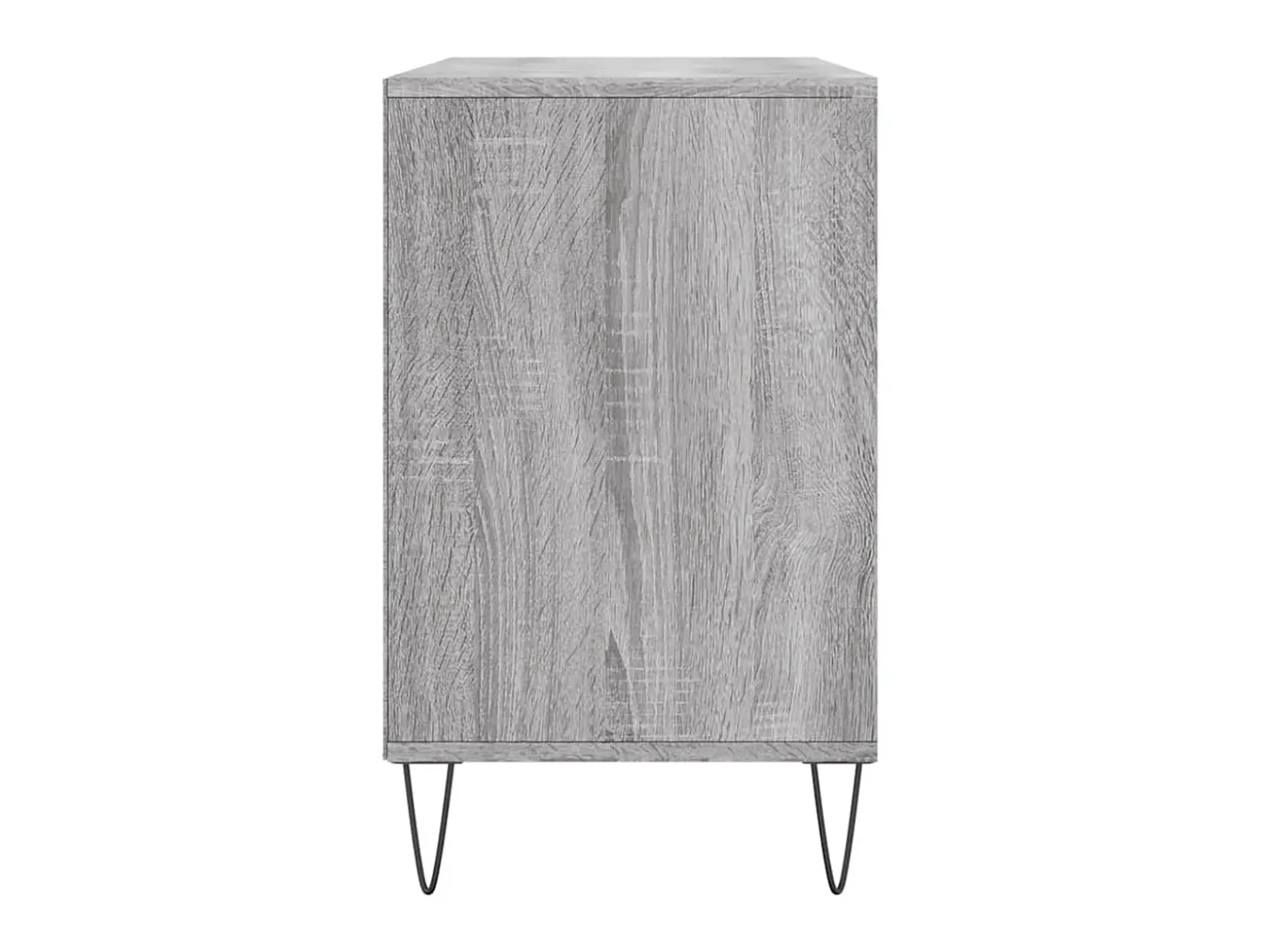 Mueble zapatero madera contrachapada gris Sonoma 102x36x60 cm ES984865