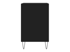 Mueble zapatero madera contrachapada negro 102x36x60 cm ES138127