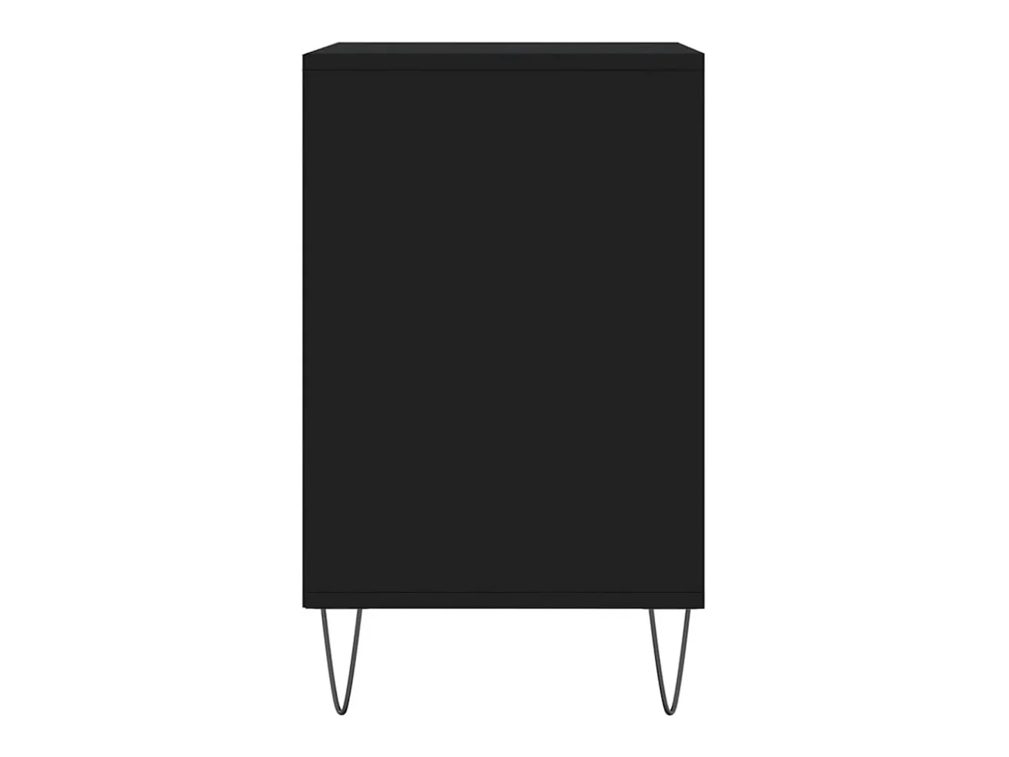 Mueble zapatero madera contrachapada negro 102x36x60 cm ES138127