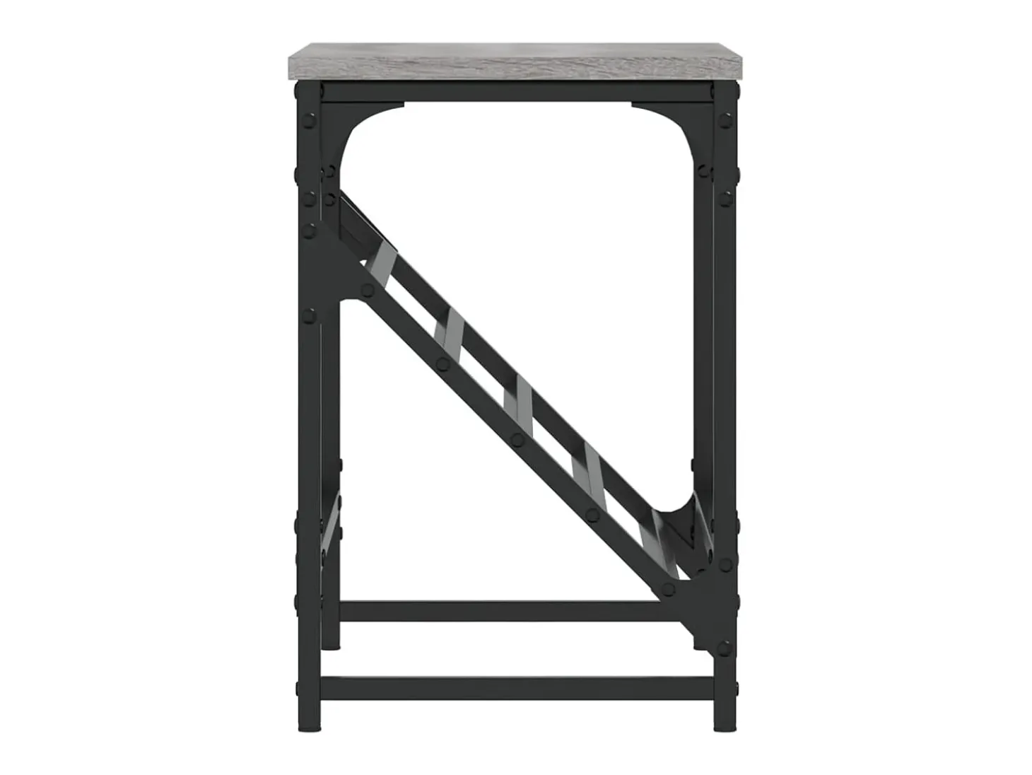 Mueble zapatero madera de ingeniería gris Sonoma 60x30x45 cm ES789472