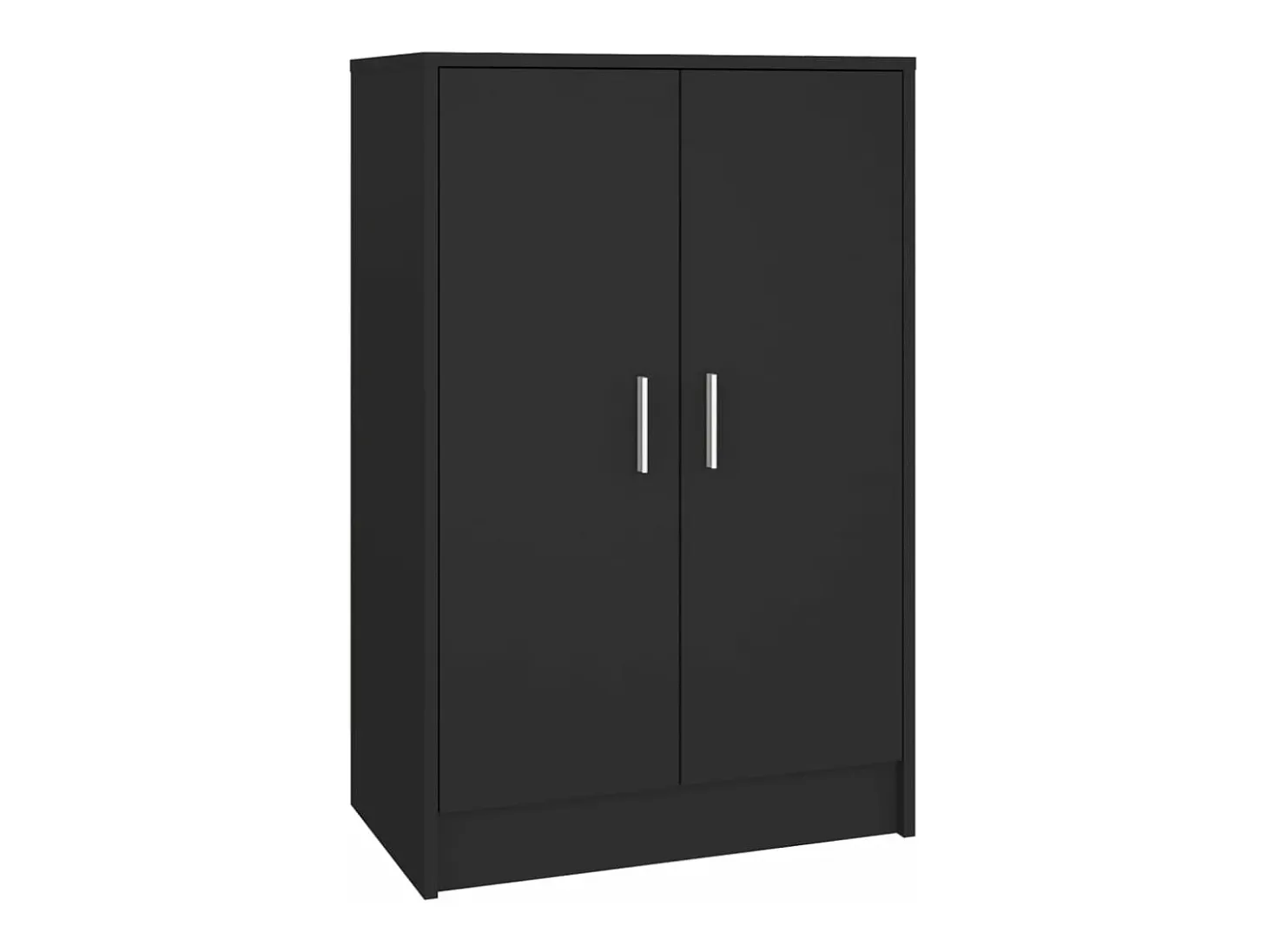 Mueble zapatero madera de ingeniería negro 60x35x92 cm ES139787