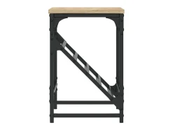 Mueble zapatero madera de ingeniería roble Sonoma 60x30x45 cm ES664809