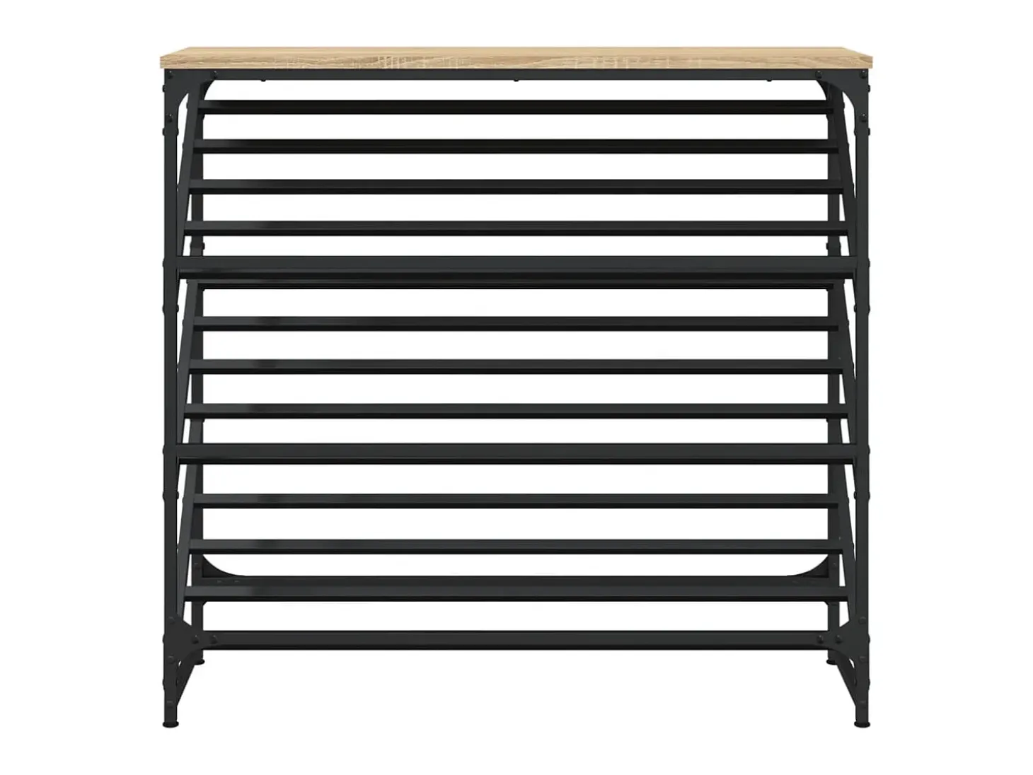 Mueble zapatero madera de ingeniería roble Sonoma 90x30x85 cm ES175164