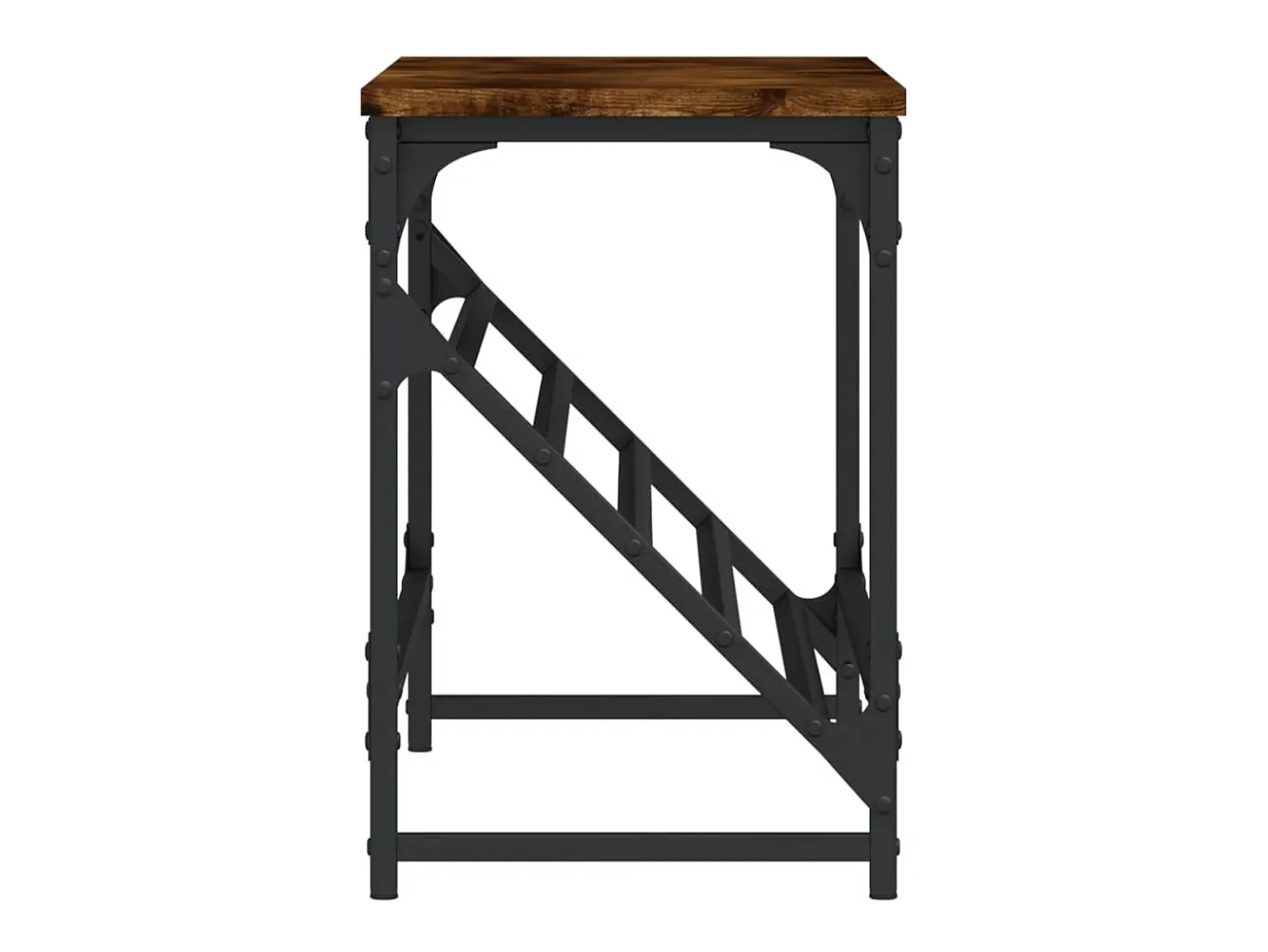 Mueble zapatero madera de ingeniería roble ahumado 90x30x45 cm ES189374