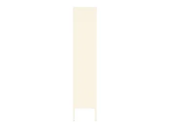 Mueble zapatero MARION 3 puertas metal blanco