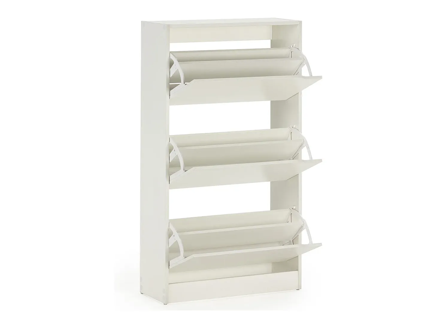 Mueble Zapatero Ángel 3 Puertas Color Blanco, para 18 Pares