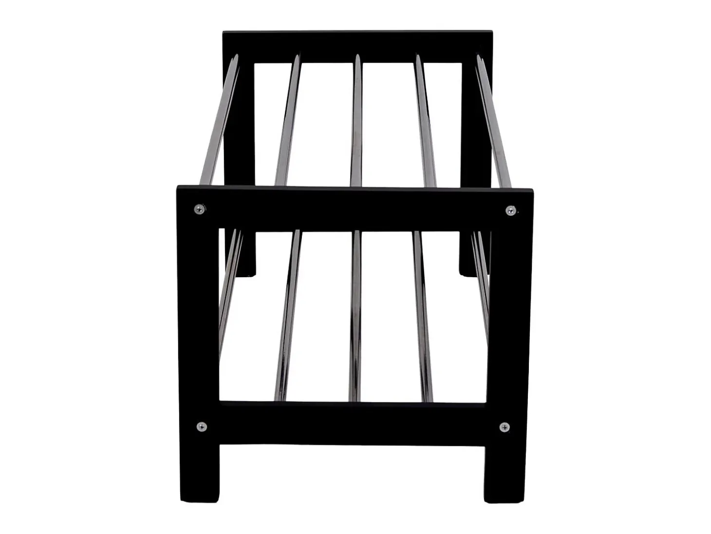 Mueble Zapatero Padova, Negro, 78x34x32 cm, Kendra Home