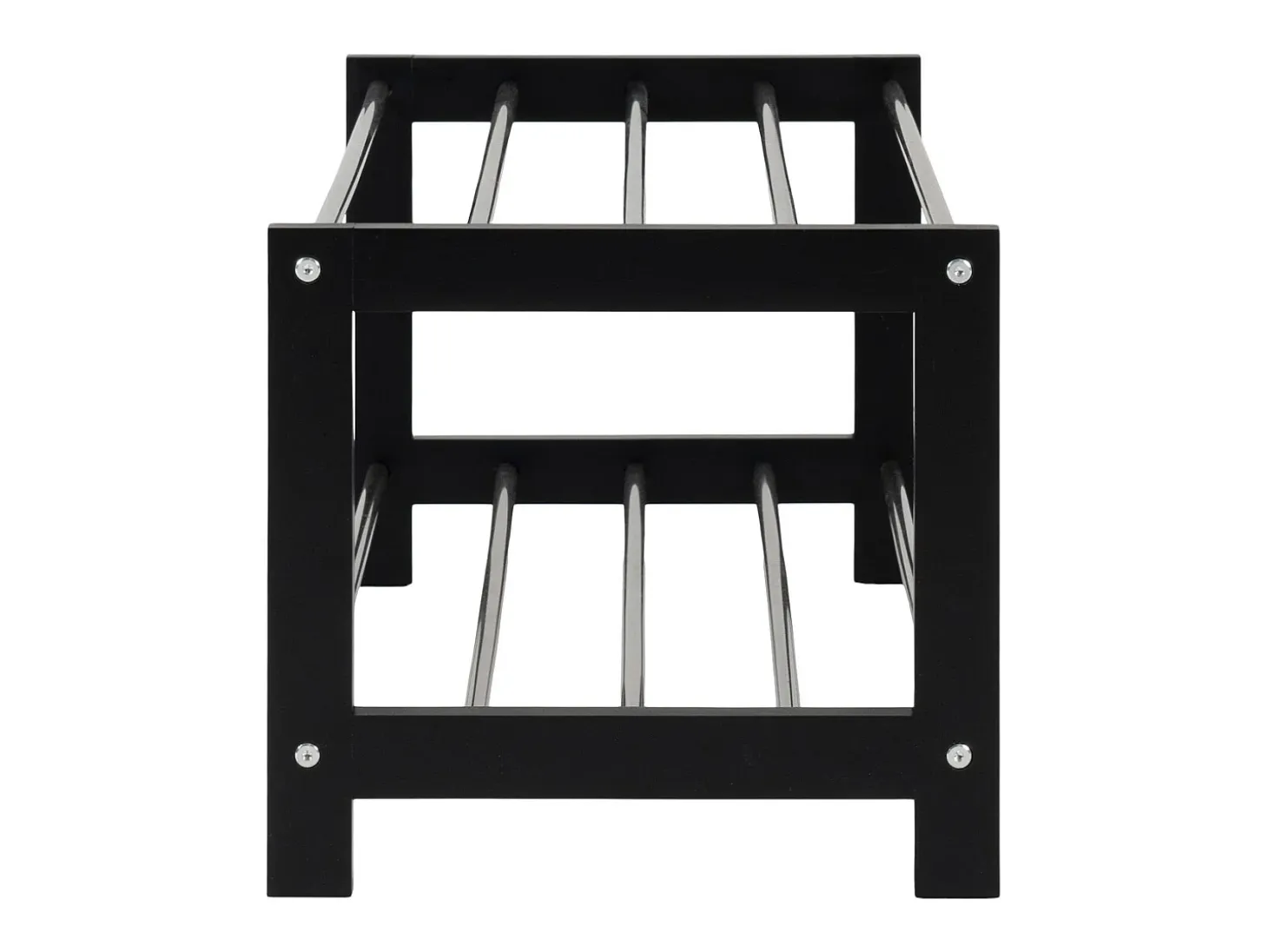 Mueble Zapatero Padova, Negro, 78x34x32 cm, Kendra Home