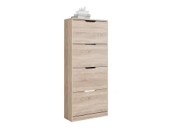Mueble zapatero sonoma 59x22x137 luca