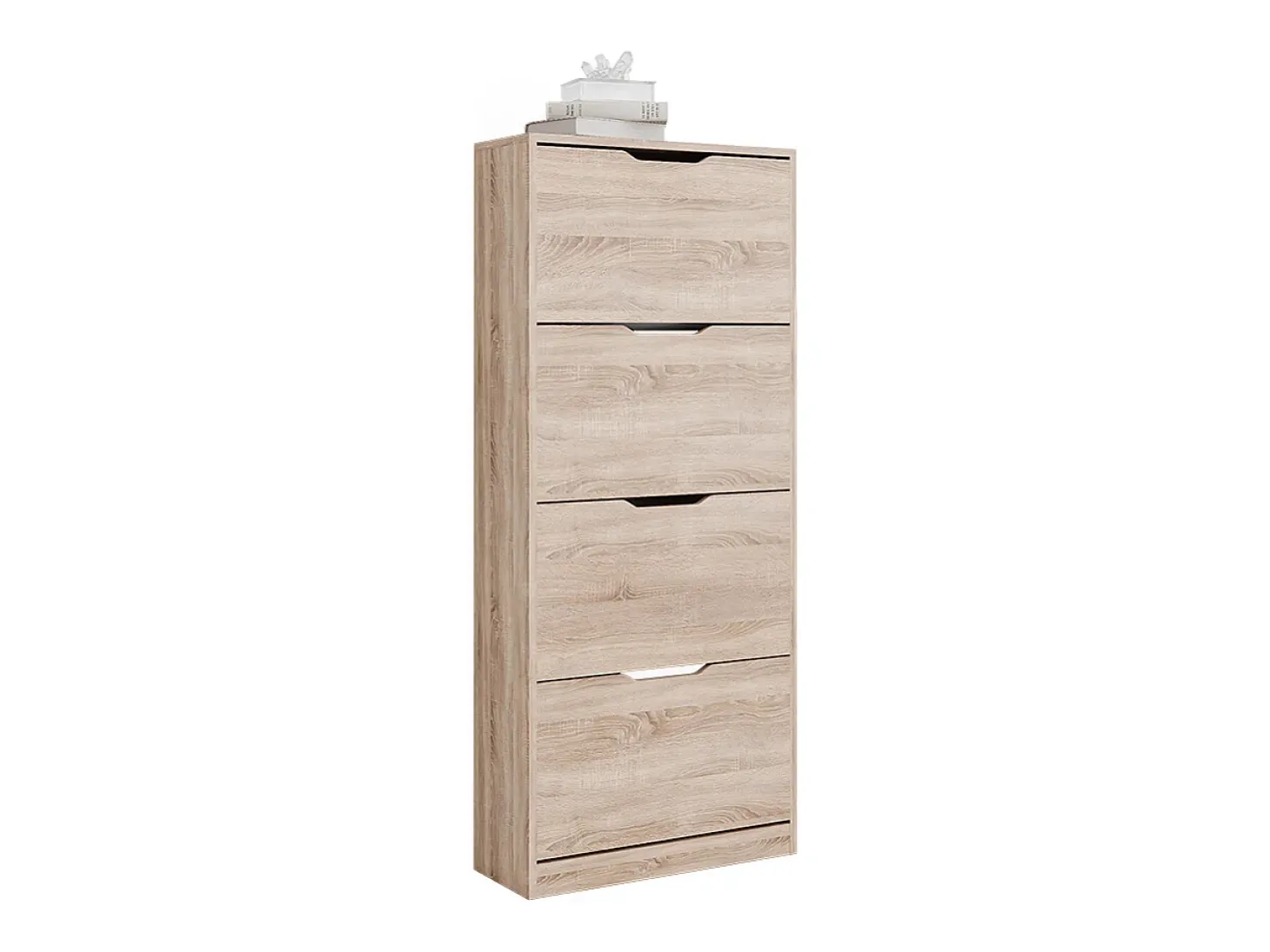 Mueble zapatero sonoma 59x22x137 luca