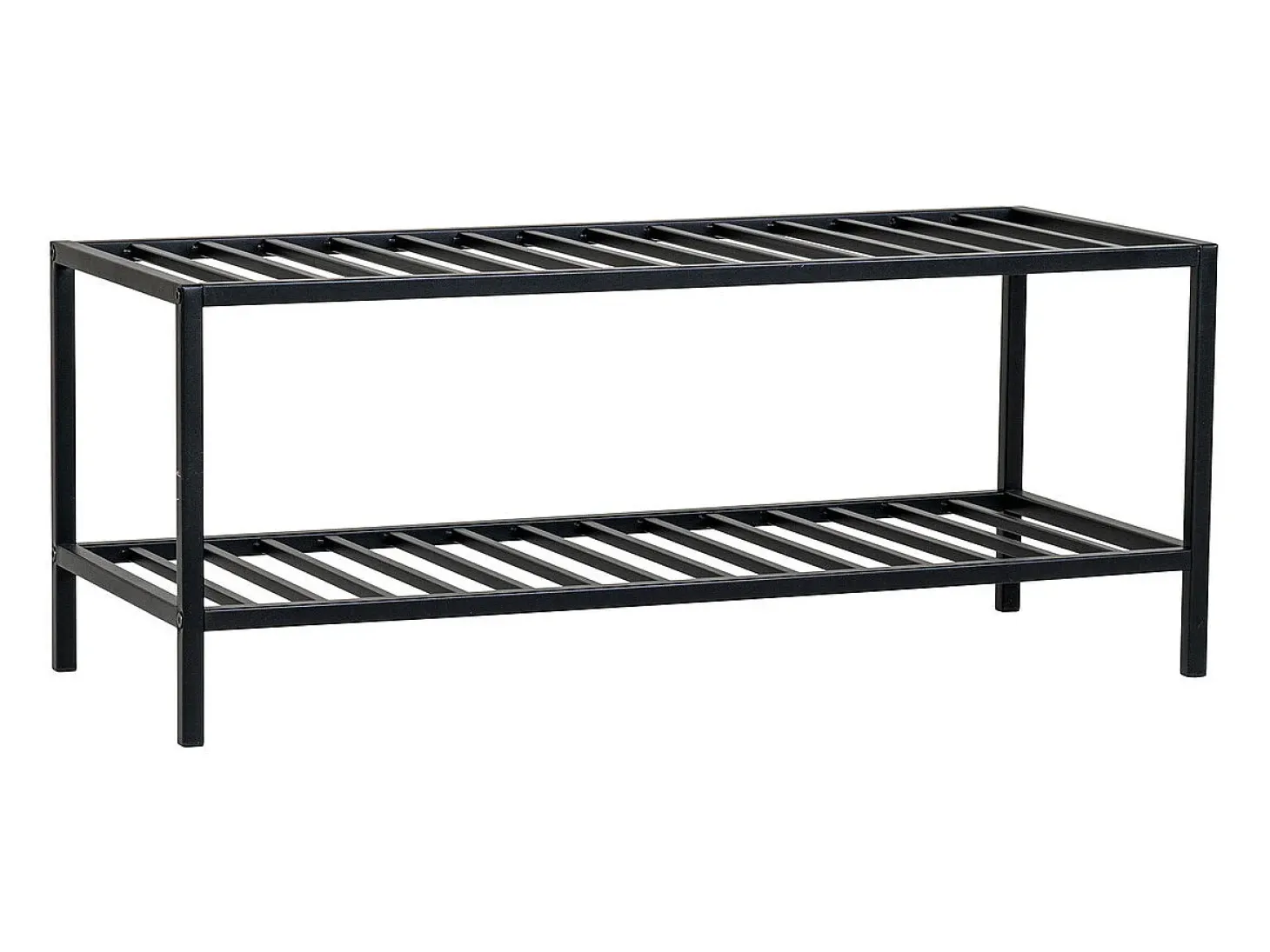 Mueble Zapatero Vita, Negro, 34x79x32 cm, Kendra Home