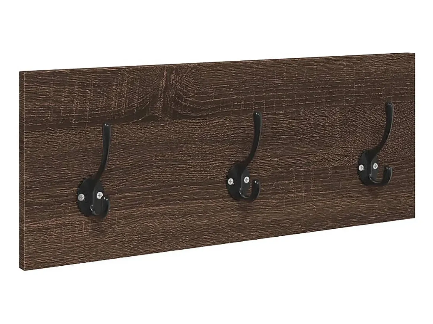 Muebles de recibidor 4 piezas madera de ingeniería marrón roble