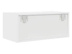Muebles de TV 2 uds Blanco 60x31x25,5 cm Madera de ingeniería