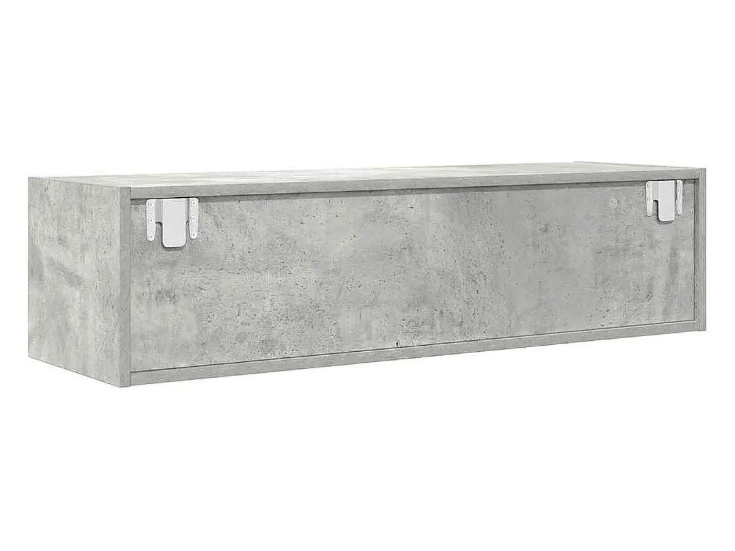 Muebles de TV 2 uds gris hormigón 100x31x25,5 cm