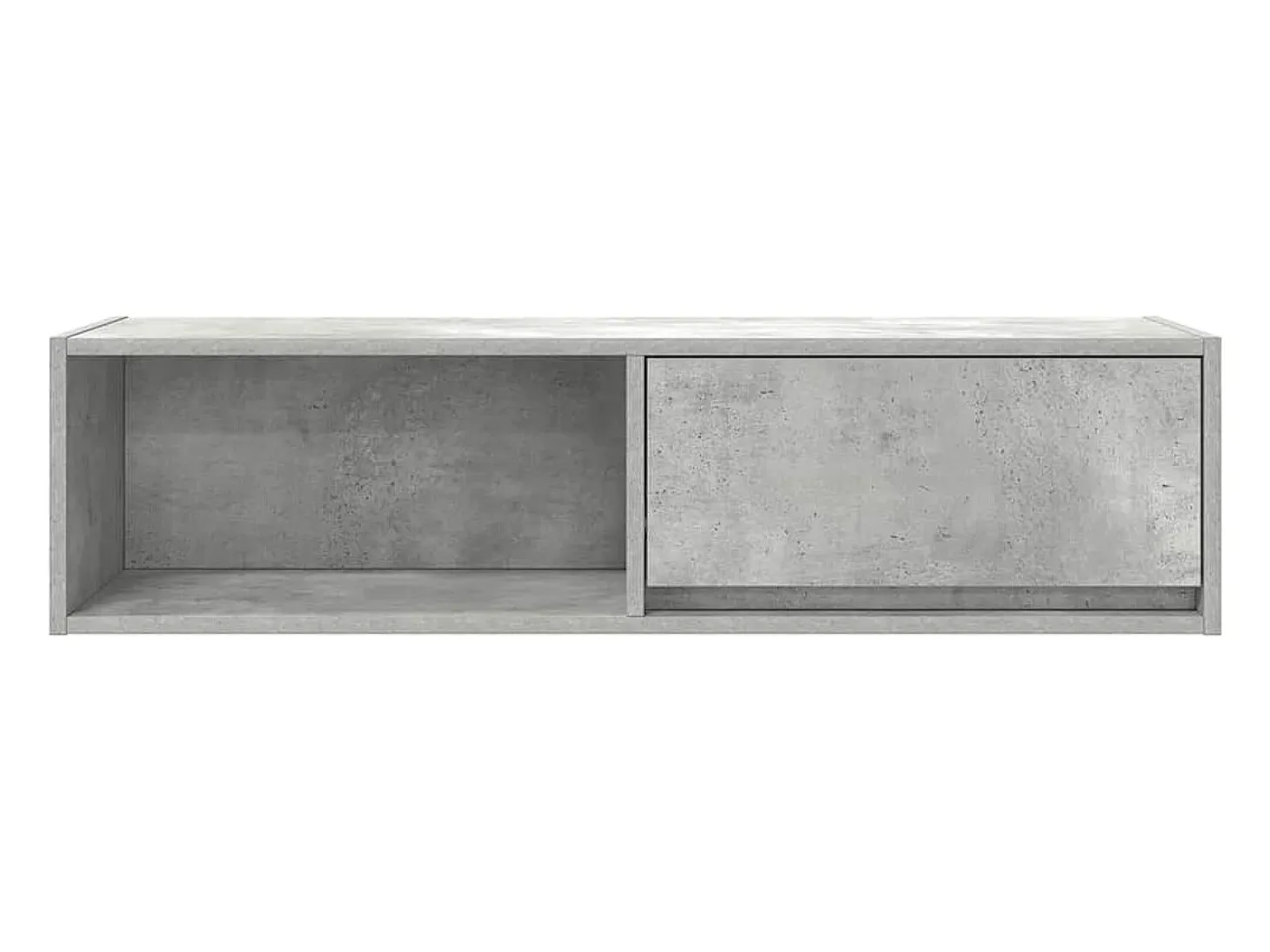 Muebles de TV 2 uds gris hormigón 100x31x25,5 cm