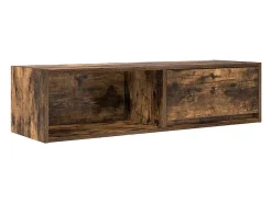 Muebles de TV 2 uds madera ingeniería color roble 100x31x25,5cm