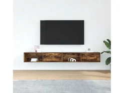 Muebles de TV 2 uds madera ingeniería color roble 100x31x25,5cm