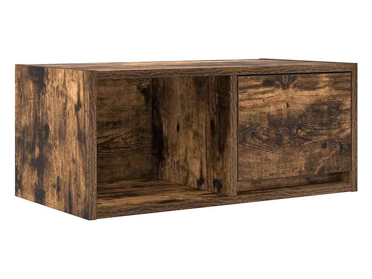 Muebles de TV 2 uds madera ingeniería color roble 60x31x25,5 cm