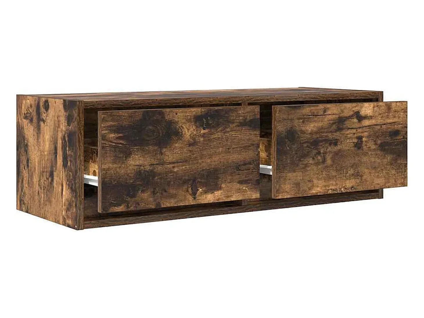 Muebles de TV 2 uds madera ingeniería color roble 80x31x25,5 cm