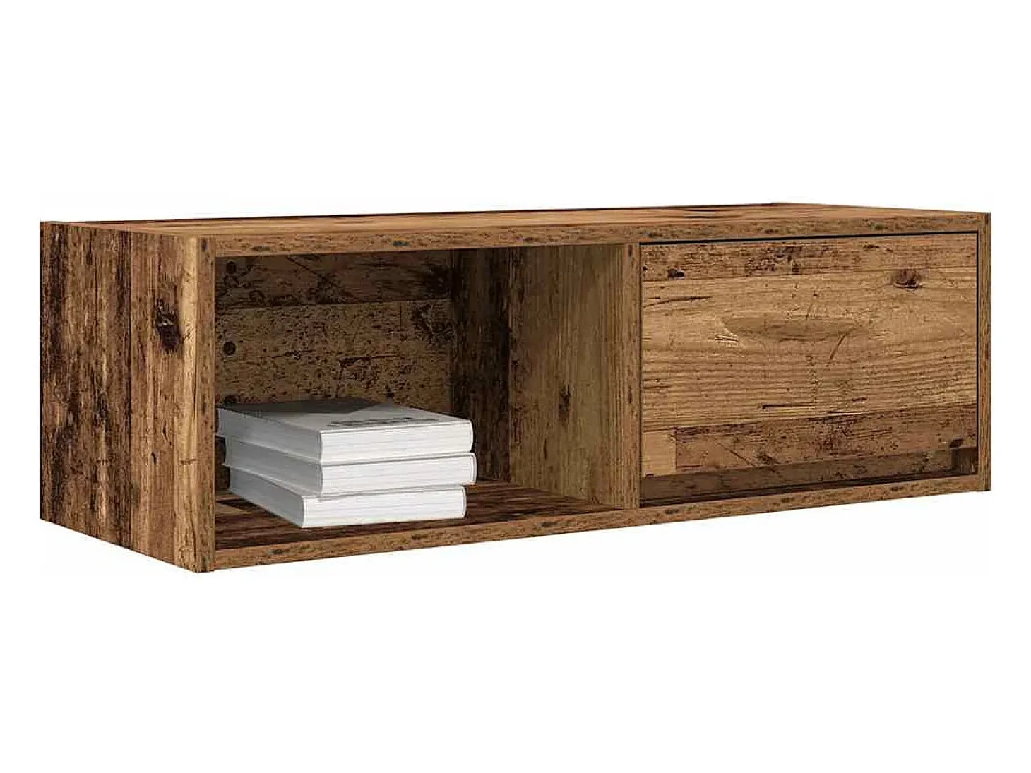 Muebles de TV 2 uds 80x31x25,5 cm Madera ingeniería envejecida
