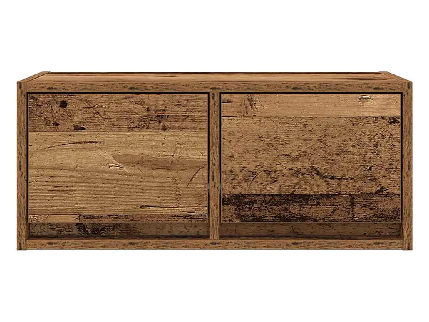 Muebles de TV 2 uds 60x31x25,5 cm Madera ingeniería envejecida