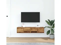 Muebles de TV 2 uds 60x31x25,5 cm Madera ingeniería envejecida