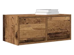 Muebles de TV 2 uds 60x31x25,5 cm Madera ingeniería envejecida