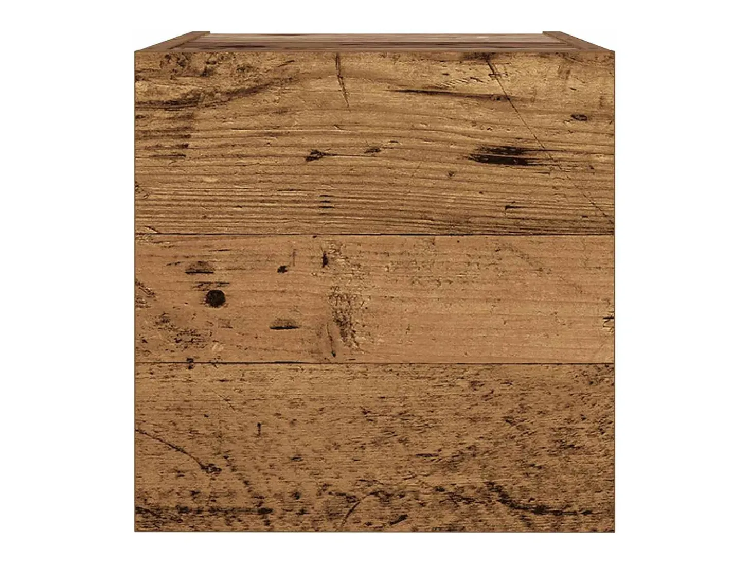 Muebles de TV de pared de 6 piezas, madera vieja, madera de ingeniería