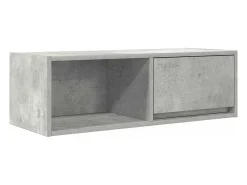 Muebles de TV 2uds madera ingeniería gris hormigón 80x31x25,5cm