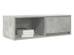 Muebles de TV 2uds madera ingeniería gris hormigón 80x31x25,5cm