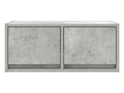Muebles de TV 2uds madera ingeniería gris hormigón 60x31x25,5cm