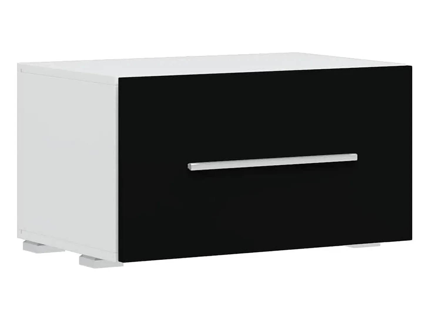 Muebles para TV 5 piezas con iluminación LED negra mate