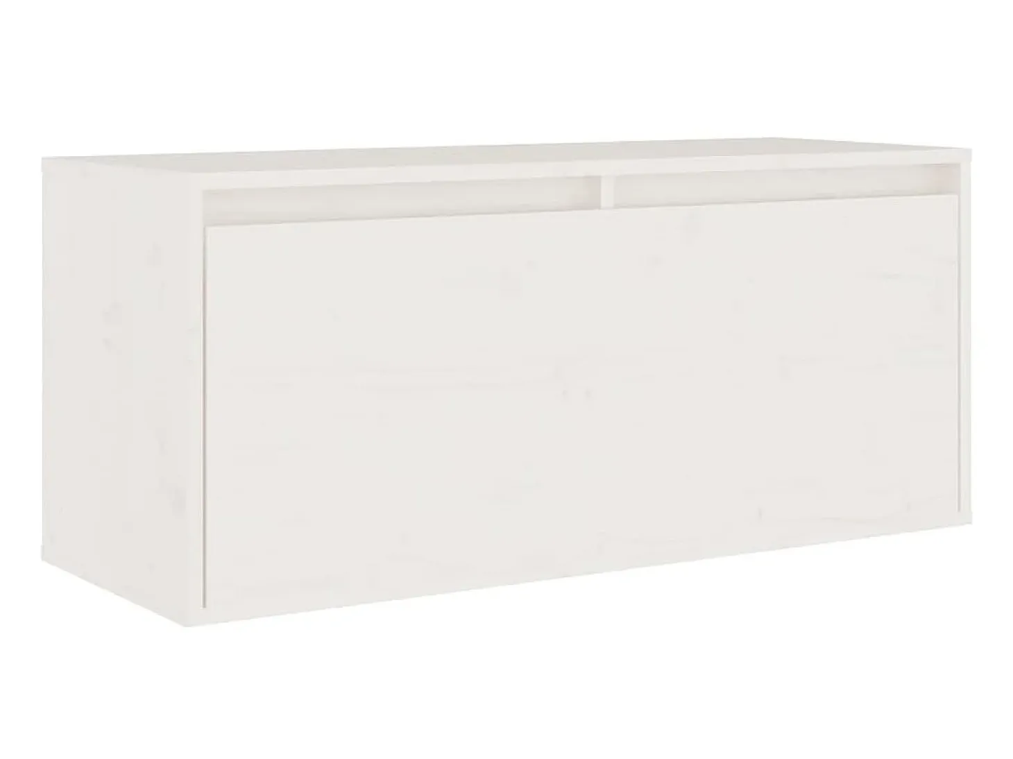 Muebles para TV 6 piezas madera maciza de pino blanco ES40538