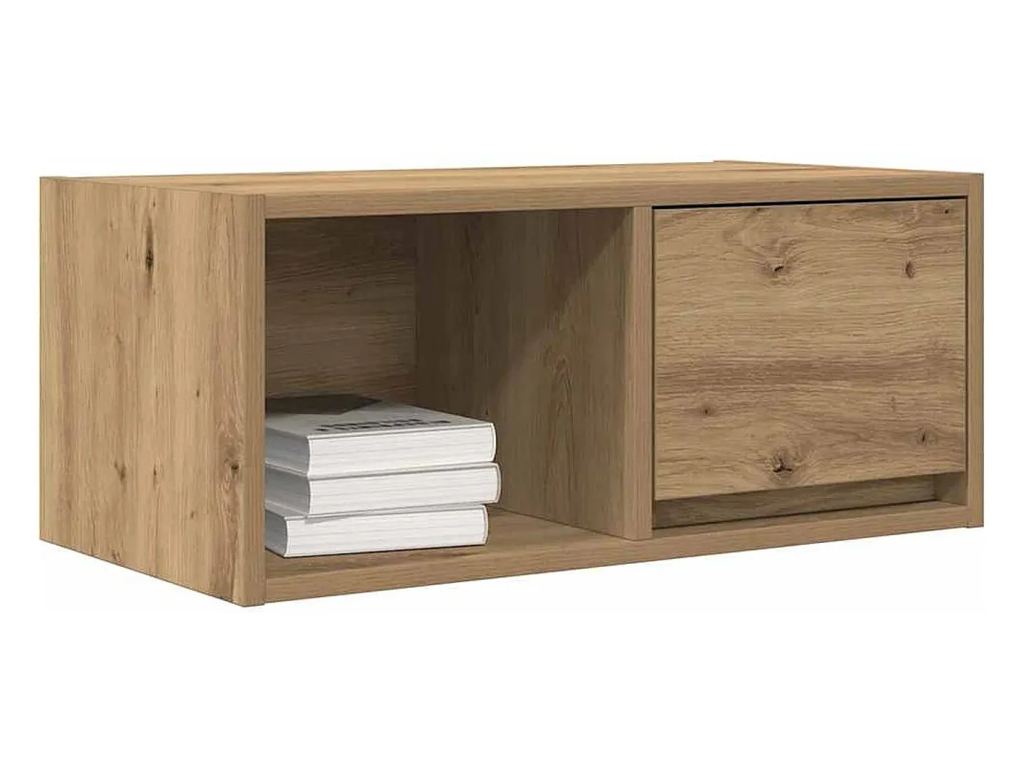 Muebles para TV 2 uds madera roble artisan 60x31x25,5 cm