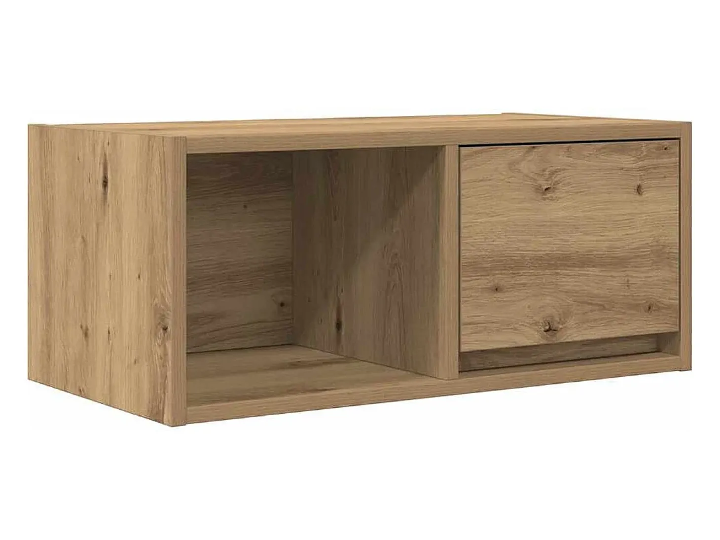 Muebles para TV 2 uds madera roble artisan 60x31x25,5 cm