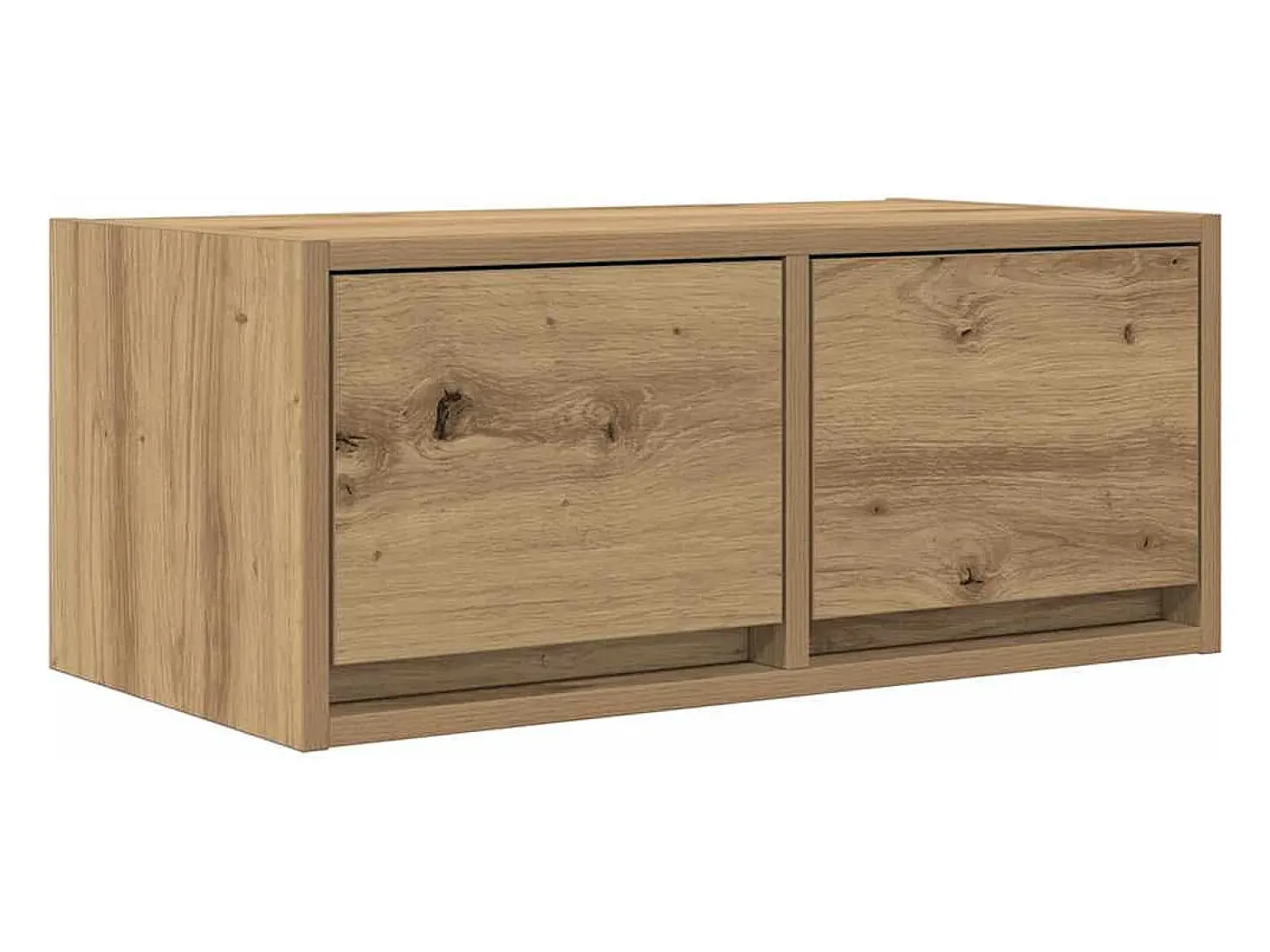 Muebles para TV 2 uds madera roble artisan 60x31x25,5 cm