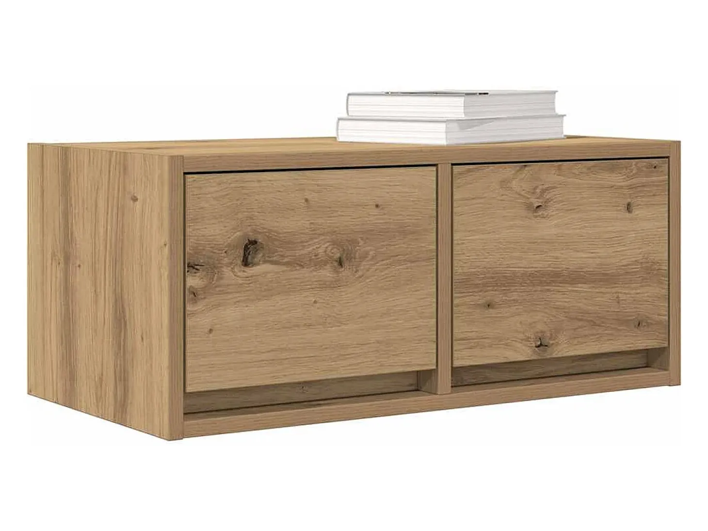 Muebles para TV 2 uds madera roble artisan 60x31x25,5 cm