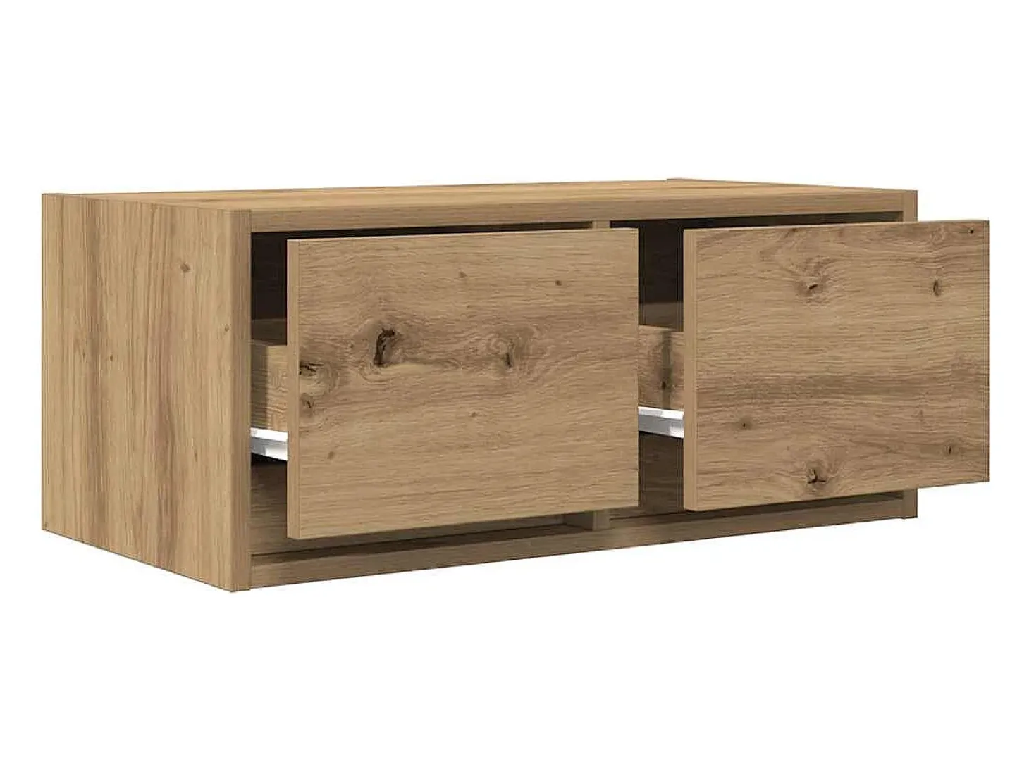 Muebles para TV 2 uds madera roble artisan 60x31x25,5 cm