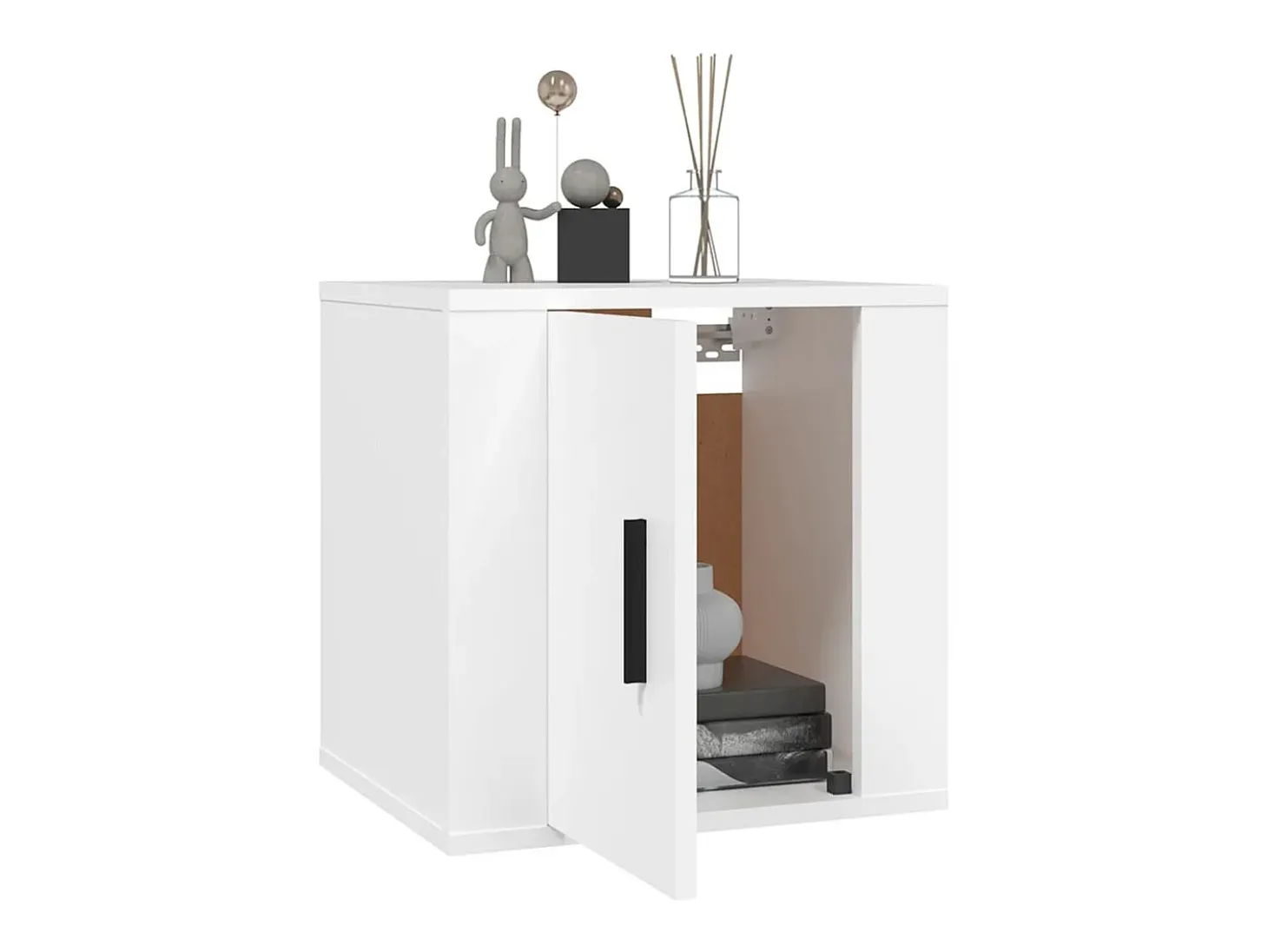 Muebles para TV de pared 2 uds blanco 40x34,5x40 cm ES40369