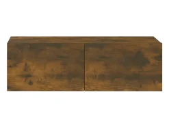 Muebles TV 4 piezas roble ahumado 100x30x30 cm ES80104