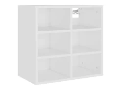 Muebles zapatero 2 unidades blanco 52,5x30x50 cm ES119949