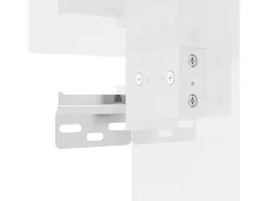 Murk Mueble para TV de pared blanco brillante 40x34,5x60 cm