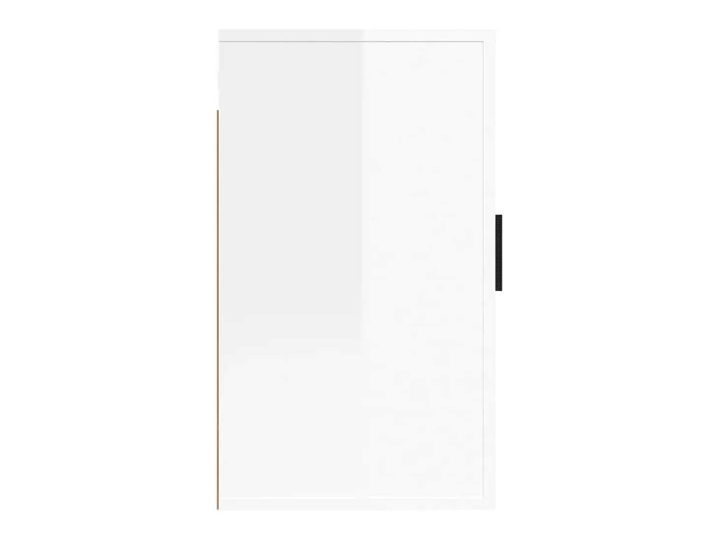Murk Mueble para TV de pared blanco brillante 40x34,5x60 cm