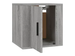 Murk Mueble para TV de pared gris Sonoma 40x34,5x40 cm