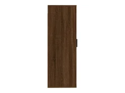 Murk Mueble para TV de pared roble marrón 40x34,5x100 cm