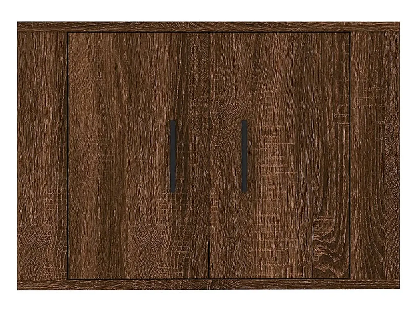 Murk Mueble para TV de pared roble marrón 57x34,5x40 cm